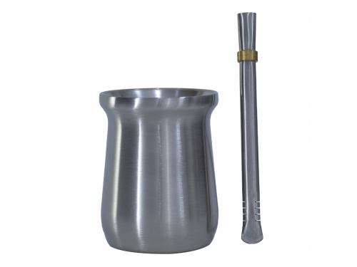 TERERE INOX TERM 260ML C/ BOMBA 19CM